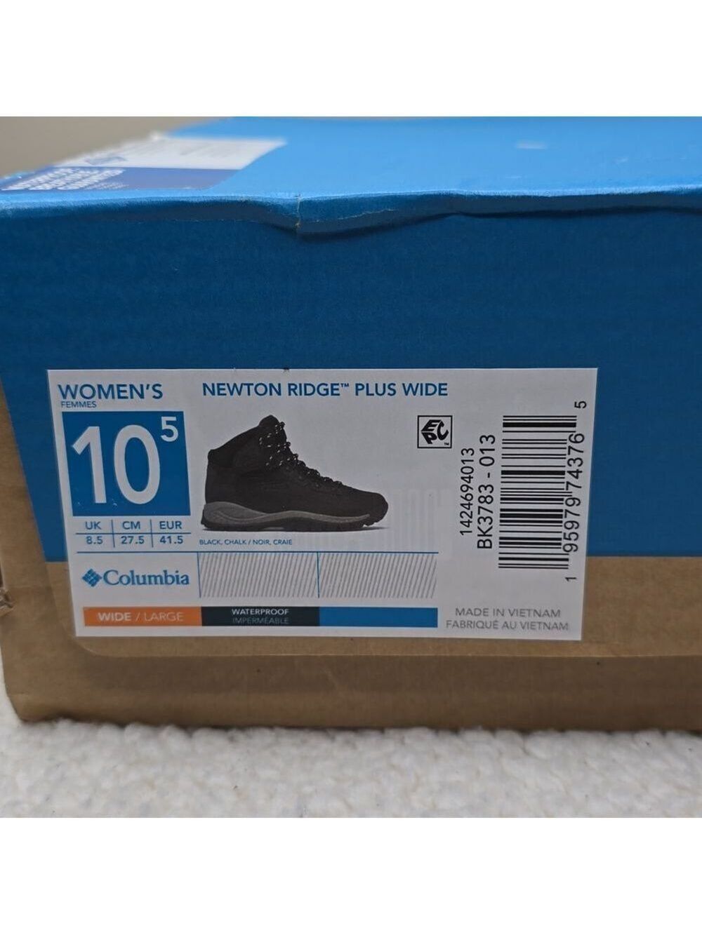 NIB Women's Newton Ridge Plus Waterproof Hiking Boot - Wide Size 10.5 - Picture 8 of 8
